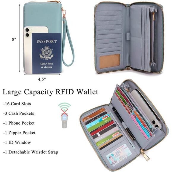 Large Crossbody Bags Ladies Shoulder Handbags Purse and Wallet Set for Women - Picture 2 of 8